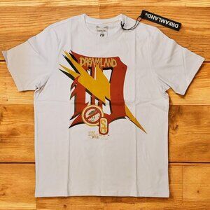 Dreamland Graphic Tee T-shirt‎ Men's Size Large White 100% Cotton Streetwear NWT